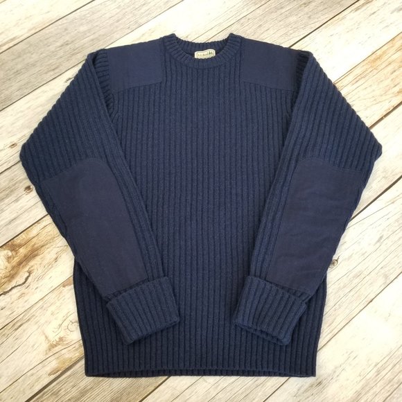 L.L. Bean Sweaters Mens Ll Bean Commando Wool Crewneck Sweater